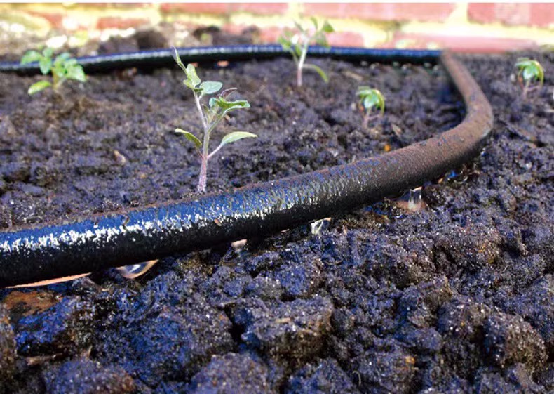 Có thể sử dụng các ống tưới rìa nano cao su để tưới trong đất mặn-kiềm?