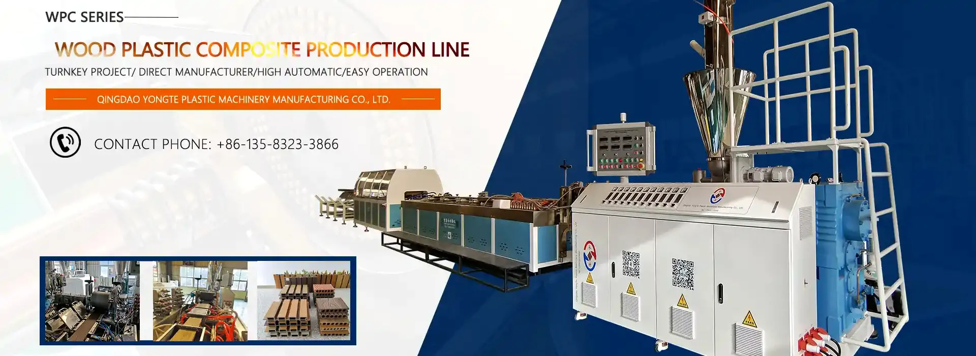 Nhà sản xuất máy nhựa gỗ