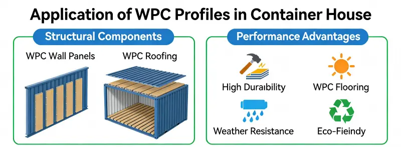 Application of WPC Profiles in Container House Construction