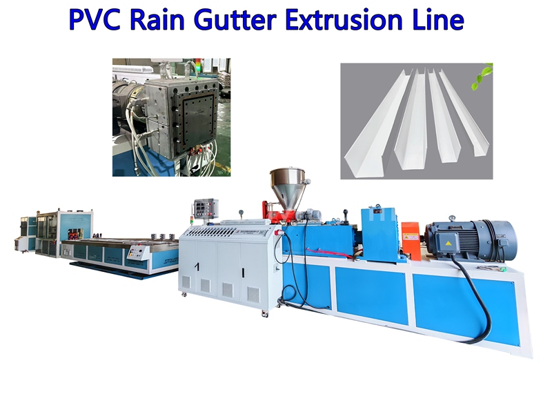 Máy đùn máng xối PVC Rain