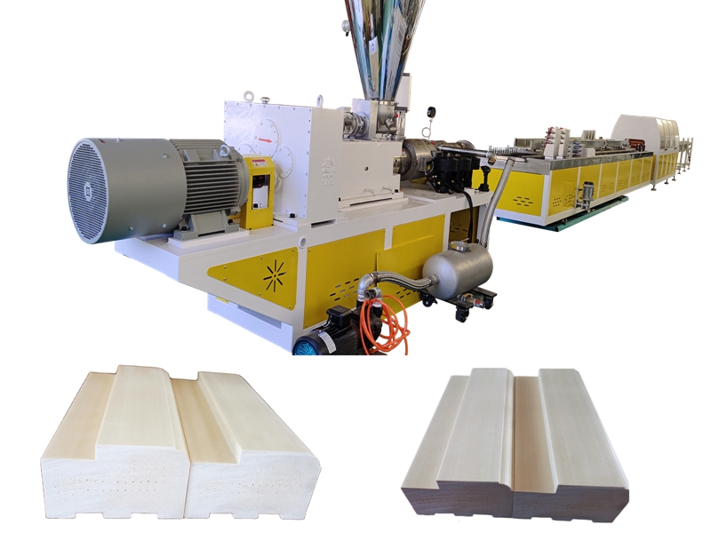 PVC WPC Xoài hóa khung cửa cấu trúc khung cửa rắn