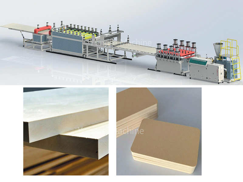 Dây chuyền sản xuất bảng đồ nội thất bằng gỗ