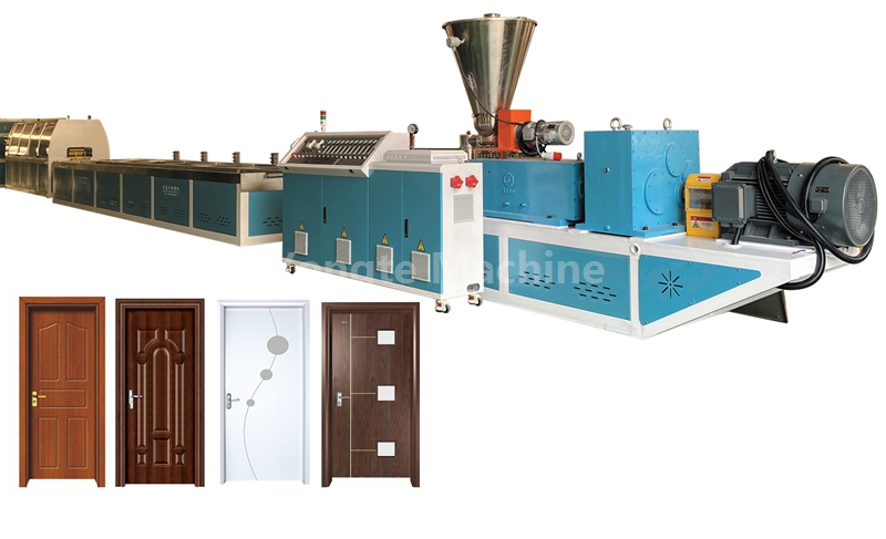 Dây chuyền ép đùn tấm cửa WPC