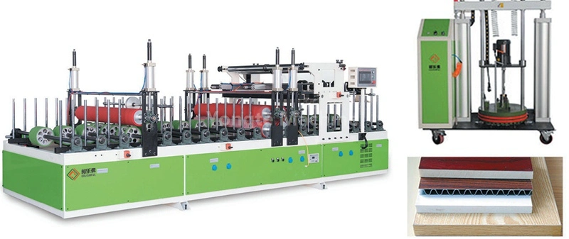 Máy cán màng PUR cửa WPC