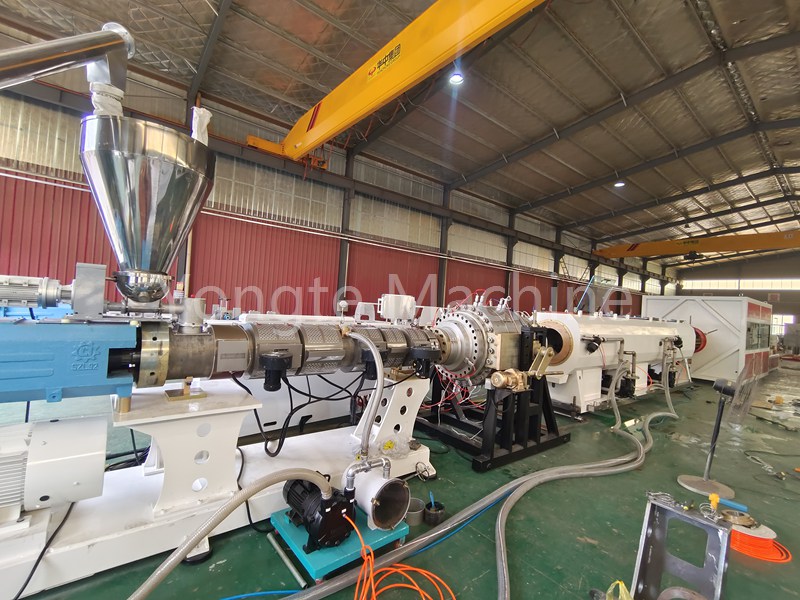 Máy đùn ống nhựa PVC Yongte 280-560mm đã hoàn thành