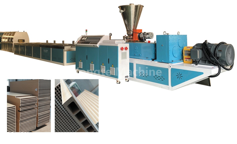 Máy đùn bảng điều khiển cửa WPC hiệu quả cao
