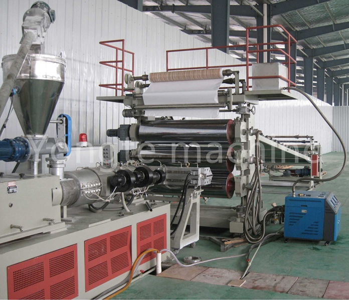 Máy sản xuất tấm sàn PVC SPC