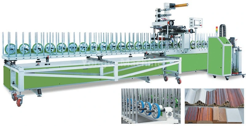 Máy cán PUR khung cửa WPC